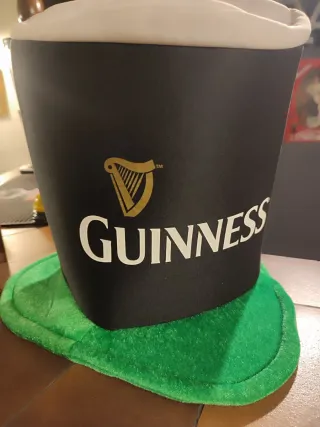 Gorro San Patricio Guinness Negro y Verde