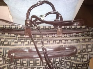 Bolso Fendi Monogram Marrón y Beige