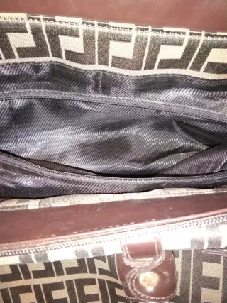 Bolso Fendi Monogram Marrón y Beige