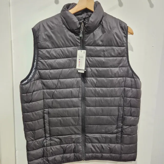 Chaleco acolchado negro