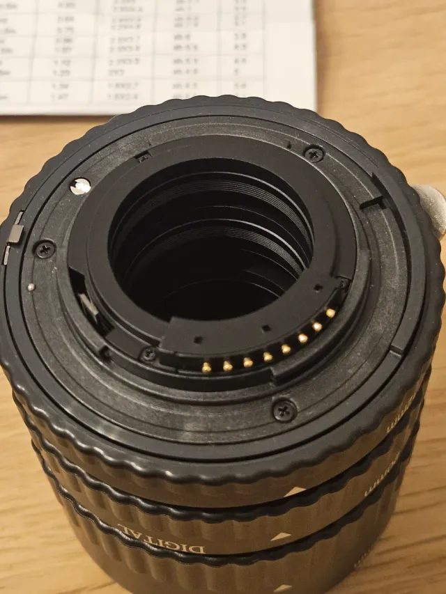 Tubos de extensión macro SHOOT