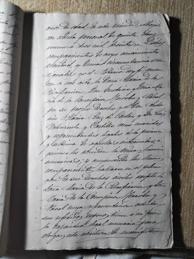 Testimonianza di aggiudicazione dei beni di Córdoba del 1897