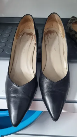 Zapatos de tacón negros talla 43