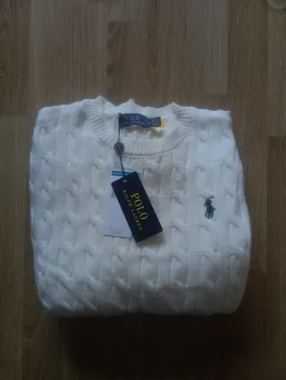 Jersey Polo Ralph Lauren Blanco Talla M