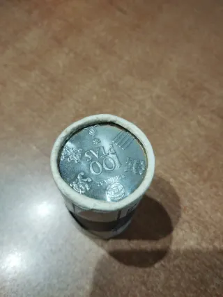 Cartuchos monedas 50 y 100 pesetas emisión 1975