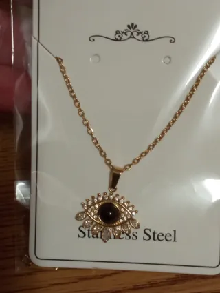 Colgante Ojo Dorado con Piedra ojo de tigre