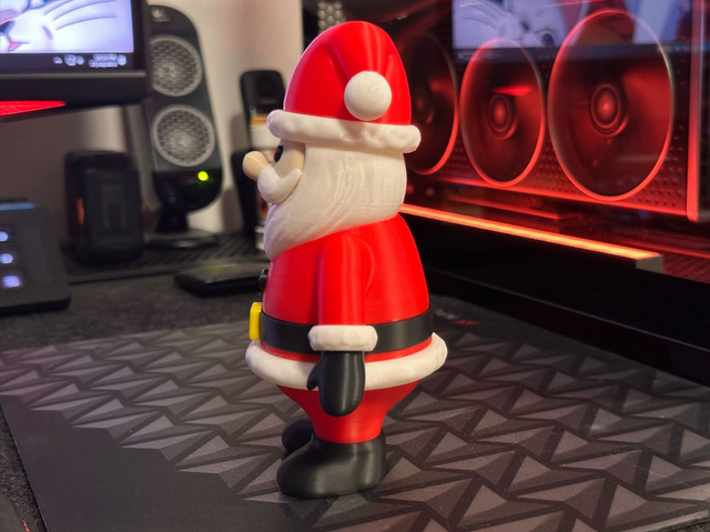 Figura Papá Noel Rojo y Blanco