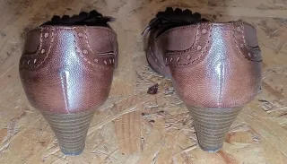 Zapatos PK Parker tacón piel marrón