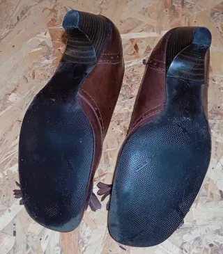 Zapatos PK Parker tacón piel marrón