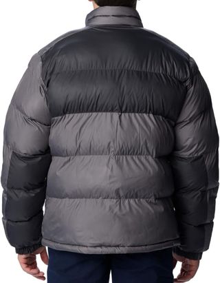 Abrigo Columbia Negro y Gris