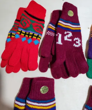 Guantes de lana vintage