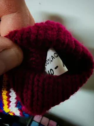 Guantes de lana vintage