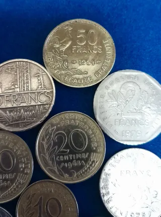 Lotto Monete Francesi Anni '30-'80
