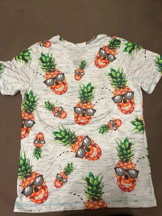 Camiseta Verano Piñas Calavera