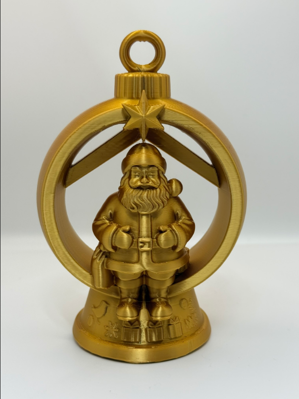 Adorno Papa Noel Dorado