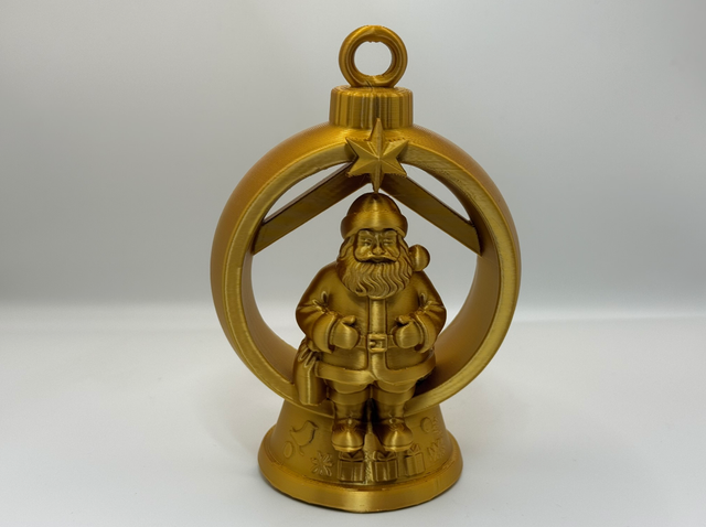 Adorno Papa Noel Dorado