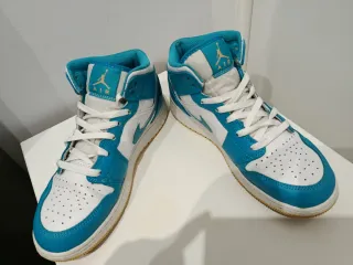 Zapatillas Jordan Air 1 Mid Aquatone