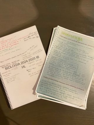 Apuntes Biología HL bachillerato internacional IB