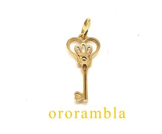 Colgante Llave Oro 18k