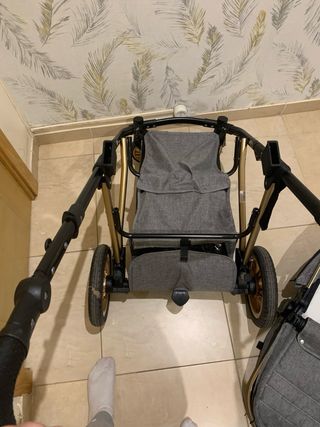 Carrito bebé Midas Moni gris