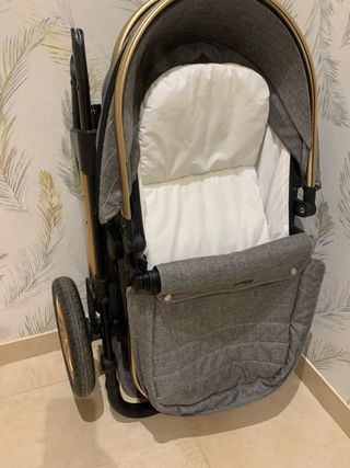 Carrito bebé Midas Moni gris
