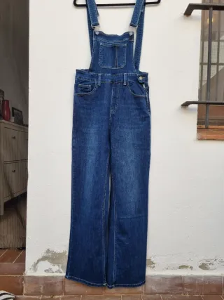 Peto tejano ancho azul