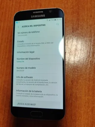 Samsung Galaxy S6 Plata