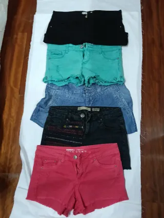 Lote 5 Pantalones Cortos