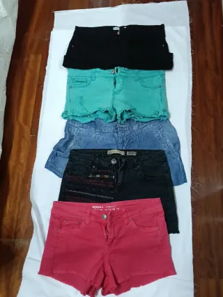 Lote 5 Pantalones Cortos