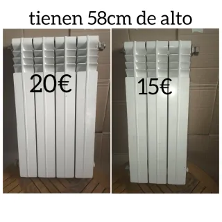Radiador de aluminio blanco 58cm