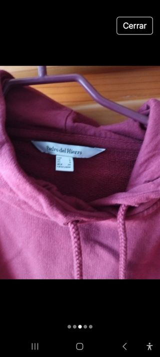 Sudadera Pedro del Hierro Roja