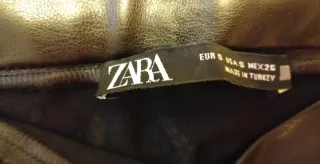 Falda Zara bordada negra sin estrenar