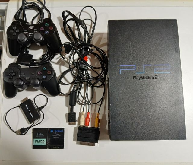 Consola PlayStation 2 Fat Negra