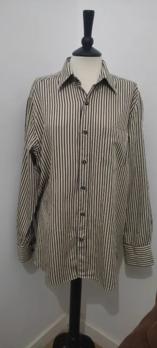 Camisa vintage caballero rayas