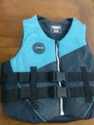 Chaleco Jobe Salvavidas Mujer Azul Verdoso