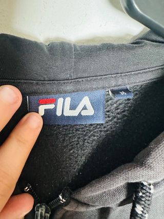 Chaqueta Sudadera Fila Negra Talla M