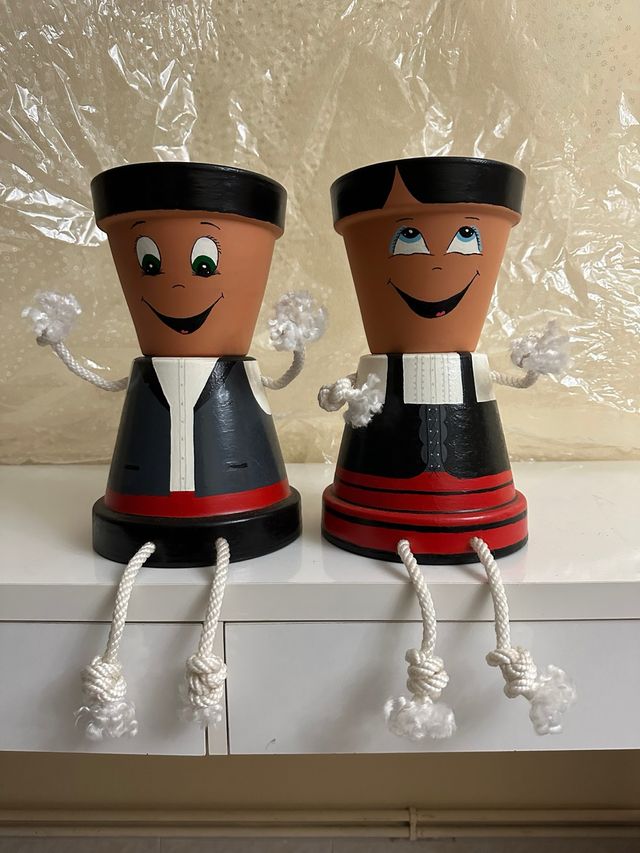 Muñecos gaiteiro decorados