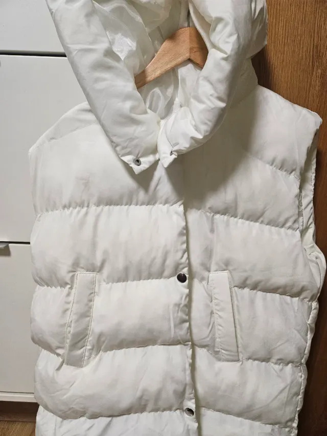 Chaleco acolchado blanco