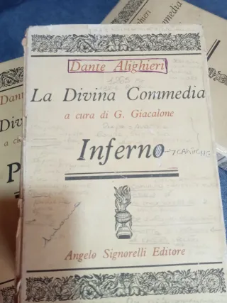 La divina commedia inferno - purgatorio -paradiso