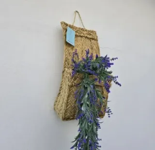 Portavasi in spago naturale stile Boho