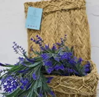 Portavasi in spago naturale stile Boho