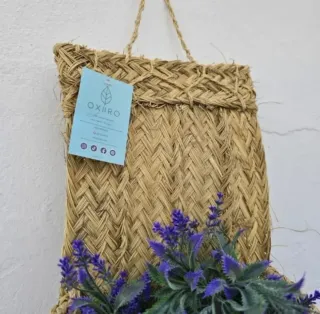 Portavasi in spago naturale stile Boho