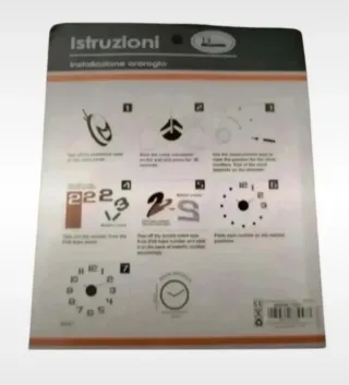 Orologio da parete con adesivo