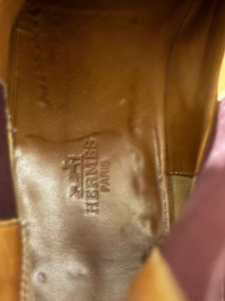 Stivali Hermes Rossi Ottime Condizioni