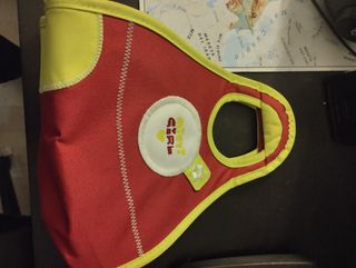 Bolsito niña rojo y amarillo