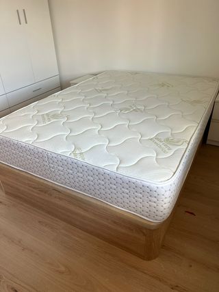 Cama Canapé Matrimonial Madera