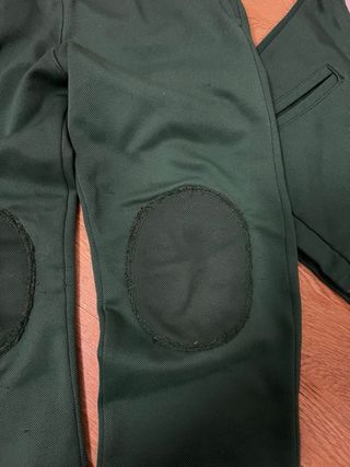 Chándal niña Nueva Castilla verde y amarillo.