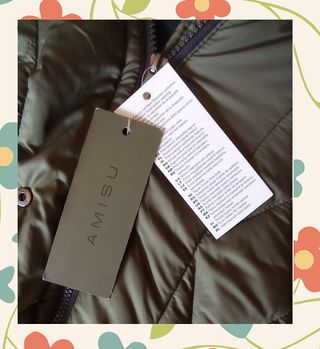 Abrigo Parka Talla 40 G L larga Verde militar