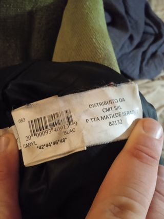 Cappotto nero camomilla taglia 46