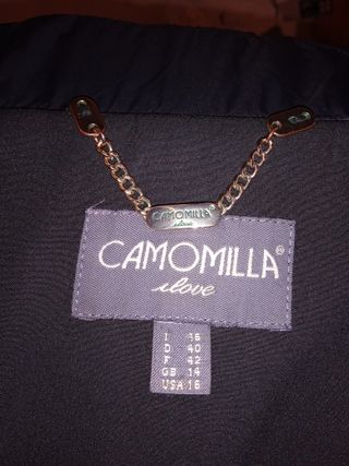 Cappotto nero camomilla taglia 46